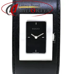 【稼働品】GUCCI グッチ バングルウォッチ 7800L 腕時計 レザー GUCCI グッチ バングルウォッチ 時計 SS/レザー 7800ライト