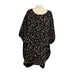 アーバンリサーチ URBAN RESEARCH ワンピース ドット ネイビー サイズ ONE レディース s_z F-M8150