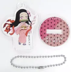 【中古】雑貨 竈門禰豆子 「ニジゲンノモリ×鬼滅の刃 第ニ弾 スタンド付きアクリルキーホルダー」