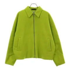 Acne Studios (アクネ ストゥディオズ) Doverio Double-Faced Wool Blouson Jacket B90629 ウール ジップアップジャケット グリーンのサムネイル