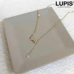 ネックレス レディース バタフライ 蝶々 上品 華やか エレガント シンプル フェミニン ガーリー Y字 ルピス LUPIS v2601のサムネイル