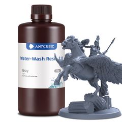 新品 ANYCUBIC 水洗いレジン 1000g SLA/DLP/LCD 3dプリンター 高精度 安定性 使いやすい 光造形 グレー