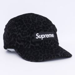 supreme Leopard Corduroy Camp Cap ブラック Buy Supreme Leopard Velvet Camp Cap 'Black' - SS24H9 BLACK