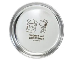 スヌーピー　ステンレスプレート中皿　バックパックスヌーピー