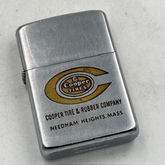 ジッポー ZIPPO ライター 1967年 赤フェルト COOPER TIRES クーパータイヤ