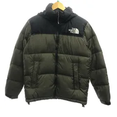 【中古】THE NORTH FACE ヌプシダウンジャケット　ND91841　M　カーキ　ノースフェイス[66]