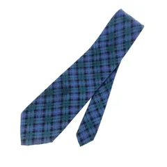Brooks Brothers ブルックスブラザーズ ネクタイ  アメリカ製/チェック柄 シルク100％    ネイビー/グリーン メンズ / 240001160570