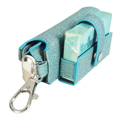 【嬉しい送料無料♪】KAZARI ケース IQOSに適合する イルマ ワン ケース タバコケース＋イルマワンケース 2点 まとめて収納ケース カラビナ付き 大人 アイコスイルマワン向け ヒートスティックケース 加熱式たばこ用 アクセサリ IQOSイルマワン向け