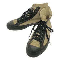 CONVERSE / コンバース | 1980s～ vintage usa製 Chuck Taylor Classic / チャックテイラー クラシック レザー切替 スニーカー | 9 1/2 | ベージュ/ブラック | メンズ