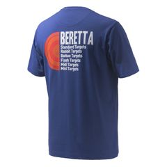 Beretta ベレッタ ディスクグラフィック Tシャツ（ブルー）クレー射撃