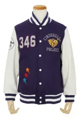 【中古】アウターウェア(キャラクター) new generations Ver. スタジャン ネイビー×ホワイト Lサイズ 「アイドルマスター シンデレラガールズ」