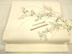 夏帯】日本刺繍 海 貝 珊瑚 絹芭蕉 手刺繍 - メルカリ
