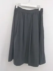 ◇ ◎ ●美品● apart by lowrys タグ付き 膝下丈 フレア スカート サイズL グレー系 レディース E  【1304050006081】