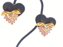 ニナリッチ　NINA RICCI　NRロゴ　ラインストーン　デザイン　イヤリング　シルバーカラー×ゴールドカラー　送料無料