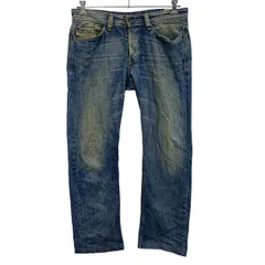 DIESEL デニムパンツ W33 ディーゼル ブルー Y2K カジュアル ジーンズ 古着卸 アメリカ仕入 2504-47
