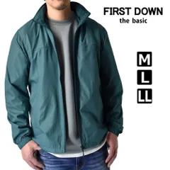 ファーストダウン 《74ブルーグリーン》 新品 未使用 春 秋 マウンテンパーカー メンズ 高機能 防花粉 撥水 透湿 防風 紫外線対策 アウトドア【A6N】【ゆうパケット】 ファッション