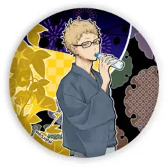 【中古】バッジ・ピンズ(キャラクター) 月島蛍 「缶バッジ ハイキュー!! 01.浴衣ver.」