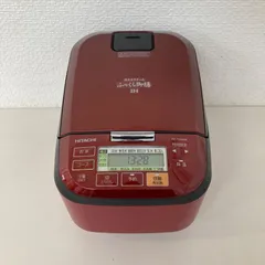 HITACHI 日立 IHジャー炊飯器 RZ-TS104M 2022年製 ルビーレッド 圧力&スチーム ふっくら御膳 yp