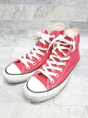 ◇ Θ CONVERSE コンバース　ALLSTAR ハイカット スニーカー シューズ サイズ23.0cm レッド系 レディース P  【1410230024476】