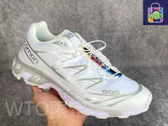 SALOMON サロモン XT-6 スニーカー ホワイト ローカットスニーカー 男女兼用-WTO輸入1-XFB08