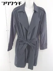 ◇ ◎ CECIL McBEE セシルマクビー ベルト付 長袖 コート サイズM グレー レディース  【1109300006428】