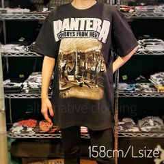 【土日も発送】PANTERA パンテラ COWBOYS FROM HELLＴシャツ ロックＴシャツ バンドＴシャツ ブラック 半袖 RockYeah