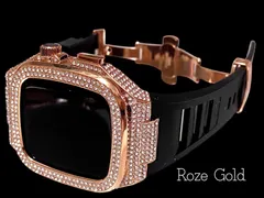 Apple Watchカバーケースアップルウォッチラバーバンドベルト キラキラ　メガ　保護　26