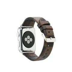 [38/40/41mm/ブラウン] Apple Watch バンド Apple Watch ベルト おしゃれ アップルウォッチバンド アップルウォッチベルト ラグジュアリー 時計 アクセサリー Apple Watch レザー バンド 合皮
