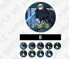 冨岡 義勇 鬼滅の刃 柱カフェ 「冨岡義勇」 ランダムアニメーション缶バッジ B ufotable グッズ 缶バッチ
