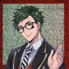 【中古】シール・ステッカー トレイ・クローバー ホログラムステッカー 「ディズニー ツイステッドワンダーランド LINE公式スタンプアートフェア」 対象商品購入特典