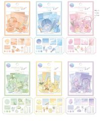 シール カラフィルムシール vol.3 フレークシール 全6柄セット