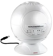 【中古】【非常に良い】ナシカ 本格家庭用プラネタリウム ASTROTHEATER ホワイト NA-300 WHITEのサムネイル