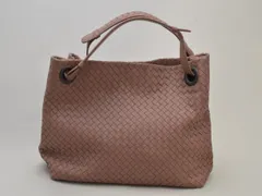 ボッテガヴェネタ BOTTEGA VENETA イントレチャート ハンドバッグ/トート ピンク レディース su_p e_u F-YA423