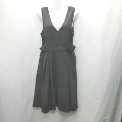 ◇ ⊂ INGNI イング 生地薄手 膝上丈 ワンピース サイズM ブラック レディース E  【1502030031799】