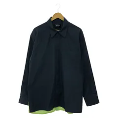 ボッター バック切替 シャツ ネイビー ライム ブランドオフ BOTTER ポリエステル 長袖シャツ ポリエステル 中古 レディース ボッター BOTTER 長袖シャツ バック切替 シャツ ネイビー ライム
