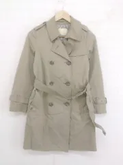 ◇ ◎ SLOBE IENA スローブ イエナ ベルト付 長袖 トレンチ コート サイズ36 ベージュ レディース E  【1303140011899】