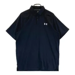 サイズ：MD UNDER ARMOUR アンダーアーマー  半袖ポロシャツ  ブラック系 [240101448763] ゴルフウェア メンズ ストスト