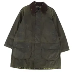 バブアー Barbour ジャケット 英国製 GAMEFAIR ゲームフェア オイルドジャケット オイルドコットン ワックスドコットン アウター メンズ 42 カーキのサムネイル