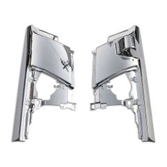 いすゞ 4トン 07 フォワード 標準 ワイド メッキ コーナー パネル コーナーベン サイド ガーニッシュ 左右