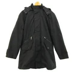 コムサイズム モッズコート 中綿 アウター ライナーあり メンズ Mサイズ ブラック系 COMME CA ISM 【中古】