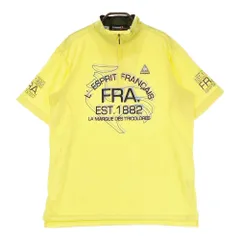 サイズ：L LE COQ GOLF ルコックゴルフ  ハーフジップ 半袖Tシャツ  イエロー系 [240101455319] ゴルフウェア メンズ ストスト