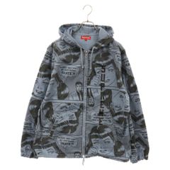 SUPREME (シュプリーム) 17SS × THRASHER Boyfriend Hooded Jacket スラッシャー ボーイフレンド フーデッド ジップアップジャケット ブルー