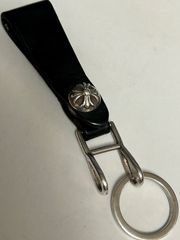 クロムハーツレザーベルトループ×直営店純正シルバースプリットリングセットアップ