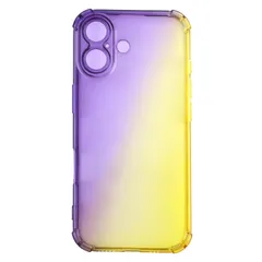 iPhone17 ケース グラデーション 耐衝撃 ソフト ケース 【Color】ブラック・ゴールド