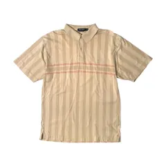 NAUTICA ノーティカ デザイン 半袖ポロシャツ M/ベージュ/薄手