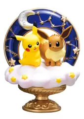 【中古】食玩 トレーディングフィギュア 1.ピカチュウ＆イーブイ 「ポケットモンスター STARRIUM SERIES きらめく星のねがいごと」