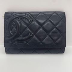 【正規品】CHANEL 二つ折り財布 ブラック キルティング シャネル CHANEL 二つ折り財布 小銭入れ コインケース マトラッセ