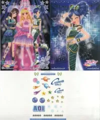 【中古】ポスター(アニメ) クリアポスター＆デコレーションステッカー 霧矢あおい 「一番くじぷち アイカツ!」 C賞