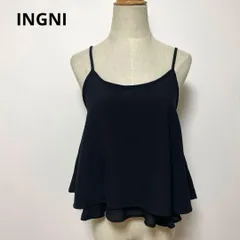 INGNI イング ブラック ストレッチ キャミソール Mサイズ