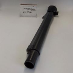 【簡易清掃済】東芝　（型番：VC-C7(R)）　掃除機　延長菅　パイプ　タービンヘッド用　中間パイプ　ズームパイプ　TOSHIBA　延長管　部品　中古　（色：黒　ブラック）